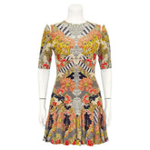 Alexander McQueen 2011 Folklore Fin printed cocktail dress